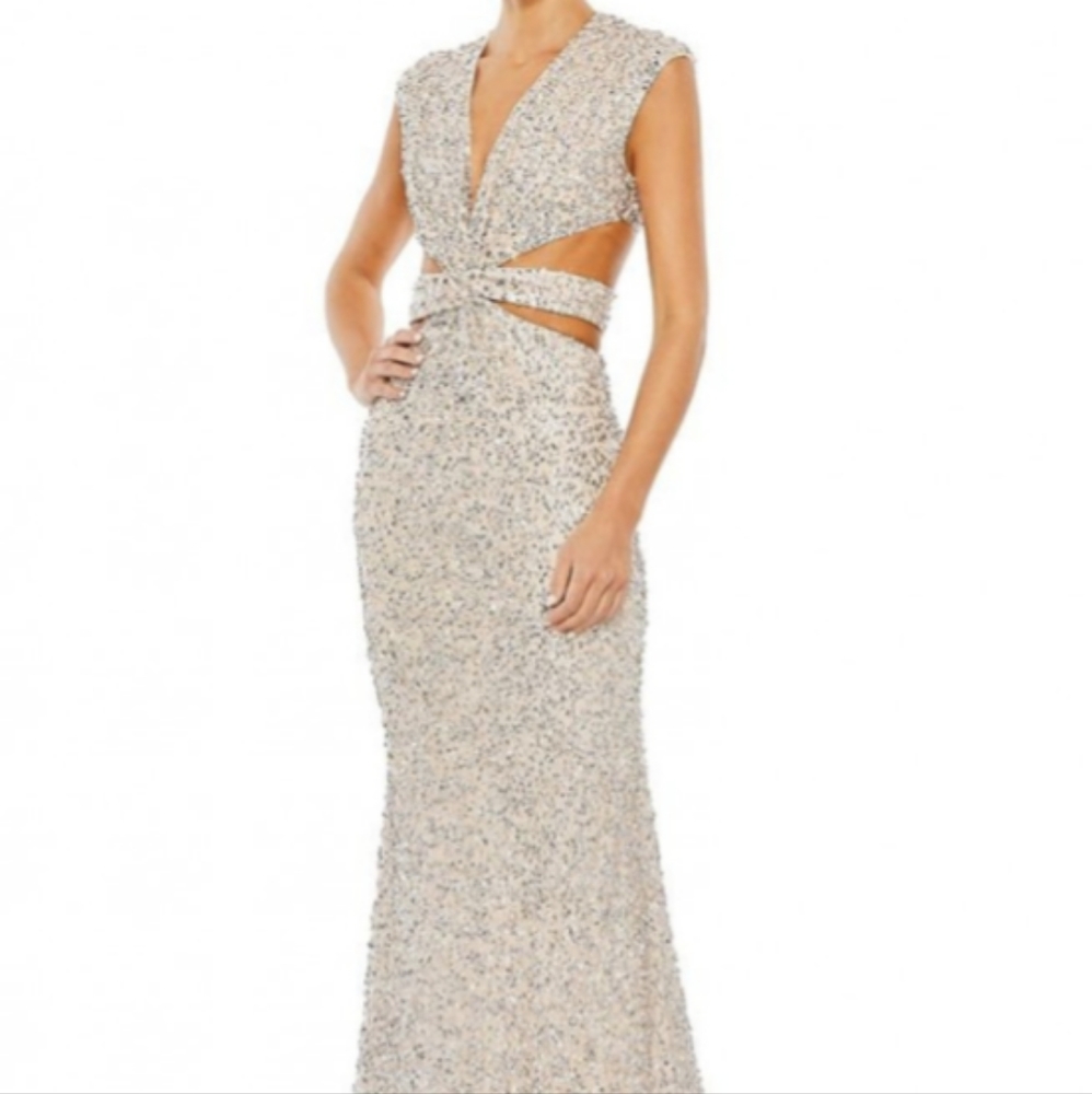 MacDuggal Sequin Gown NWT